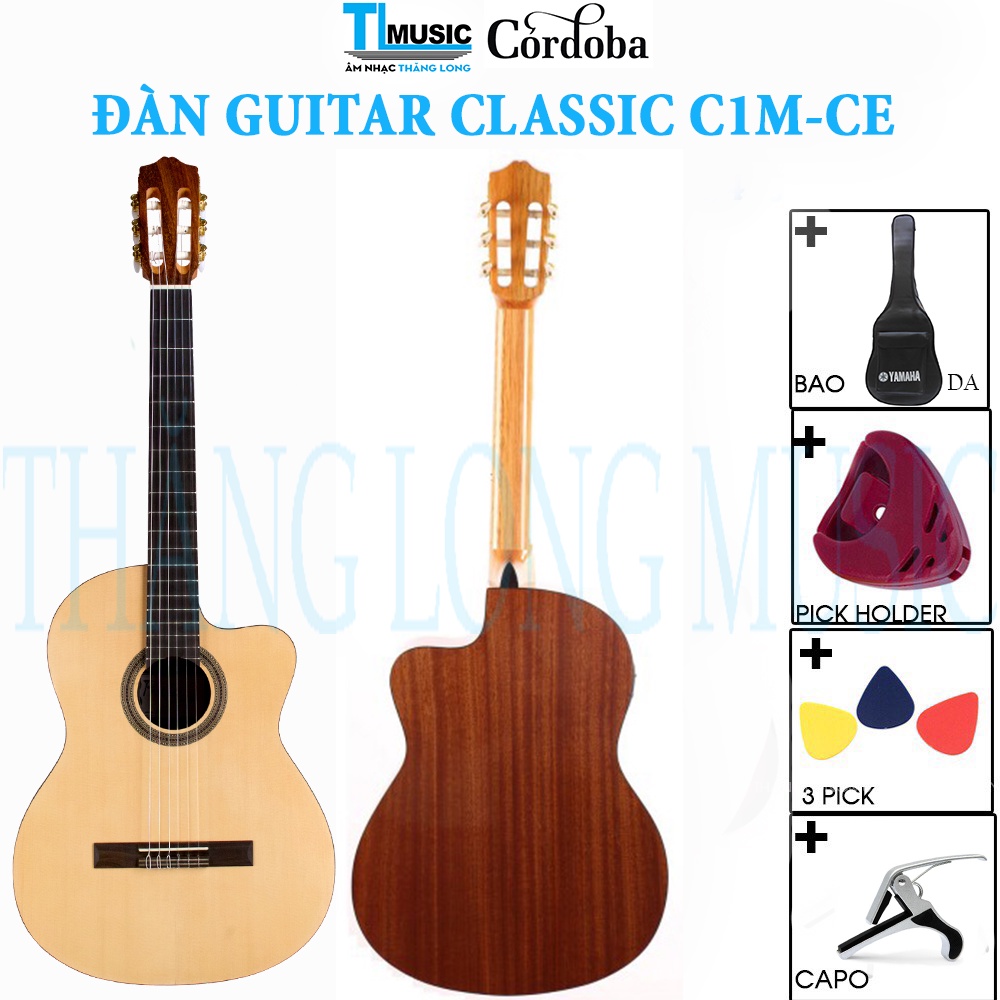 Đàn guitar classic Cordoba Protege C1M-CE Size 4/4