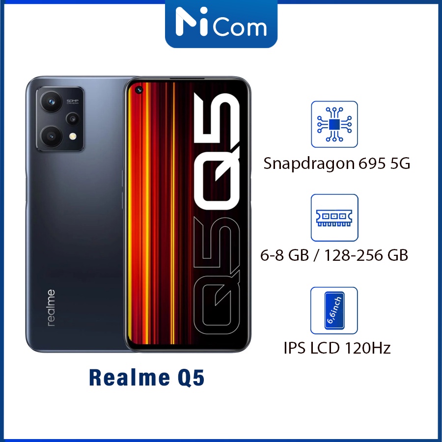 Điện thoại Realme Q5-Snapdragon 695-Nguyên seal BH 1 năm