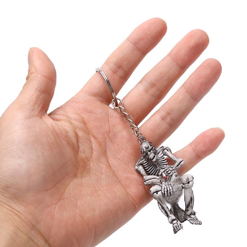 1 Móc Khóa Hình Đầu Lâu Cá Tính