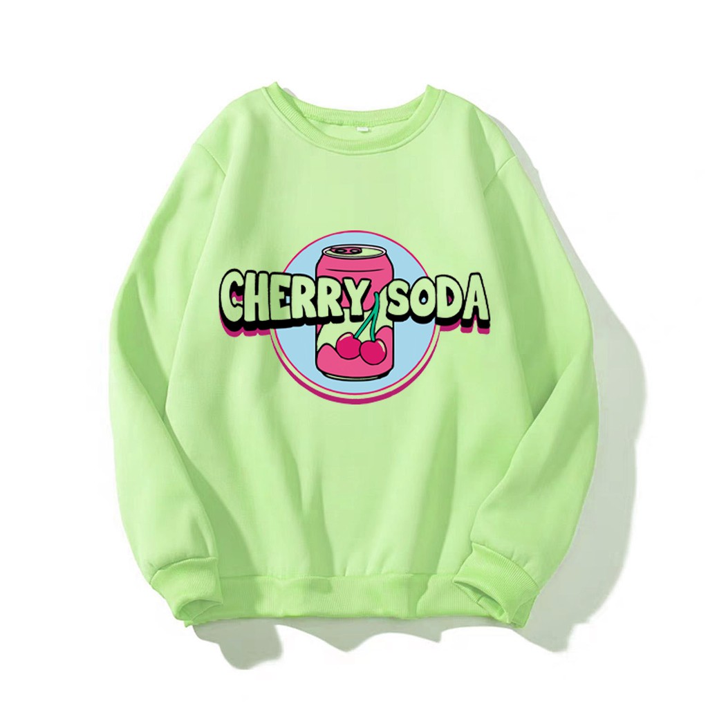 Áo sweater Unisex in Chery Soda (nhiều màu)