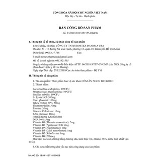 Cốm ăn ngon cho bé Bio Gold bổ sung lợi khuẩn, hỗ trợ hệ tiêu hóa