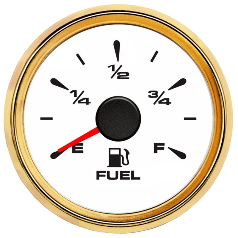 Đồng Hồ Đo Mức Nhiên Liệu EDB 5.2cm Cho Xe Hơi Tàu Thuyền