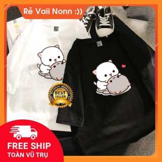 [THUN THÁI-GIẢM 50%]  Mẫu áo thun áo đôi tình yêu cute siêu dễ thương [MÀU TRẮNG]