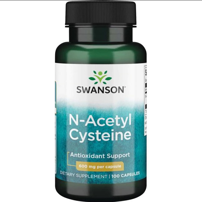 Giải Độc Gan | Swanson N-Acetyl Cysteine Premium Nhập Mỹ | Bổ Gan Mát Gan - Chính Hãng