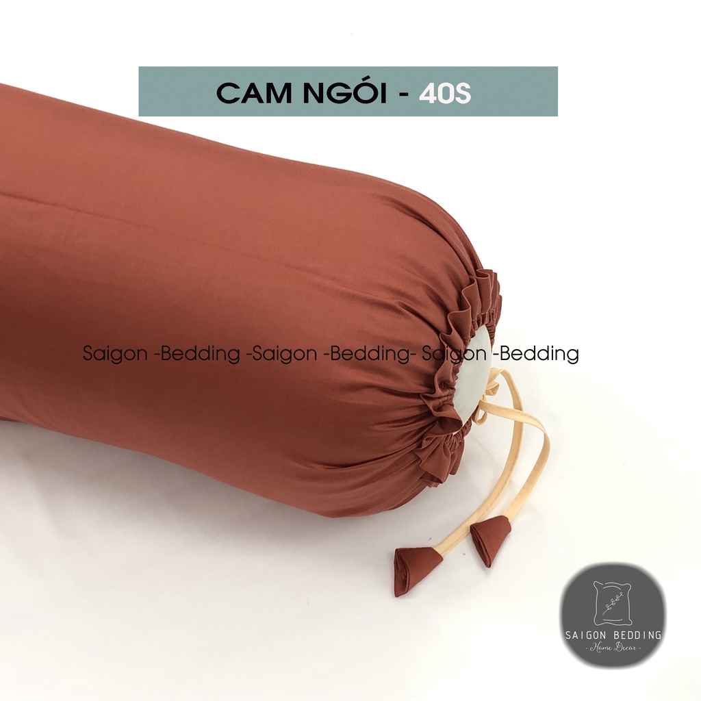 Vỏ gôi ôm Lụa Tencel 40s  SaiGon Bedding mềm mát kích thước 35x100cm