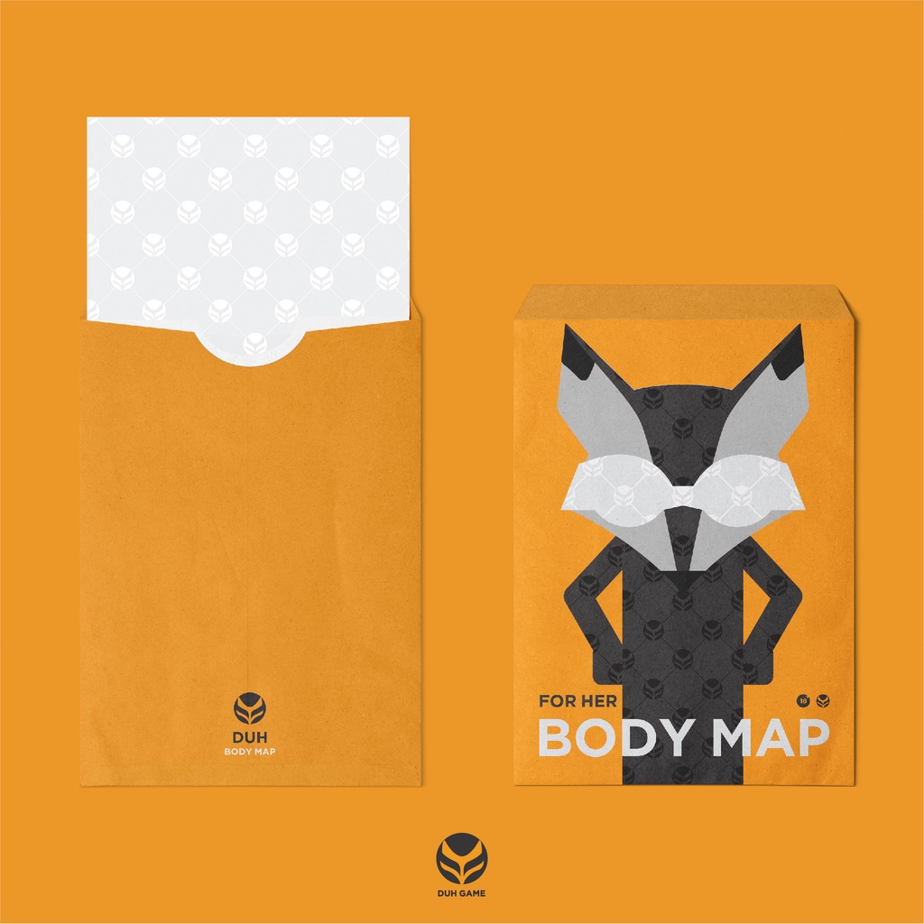 BODY MAP - NỮ dành cho cặp đôi tình yêu DUH GAME