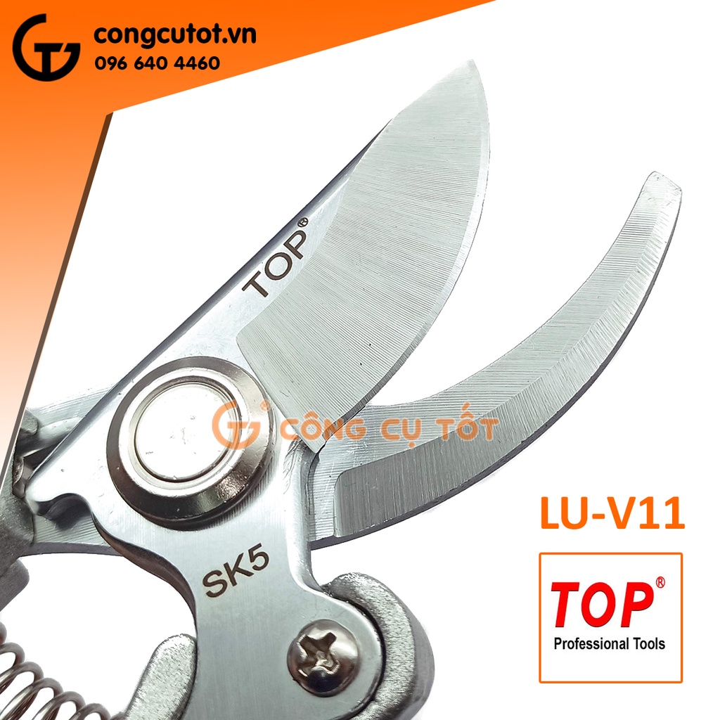 Kéo cắt cành Đài Loan 225mm -9 inch TOP LU-V11