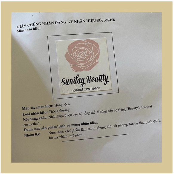 Kem thâm handmade Sunday Beauty