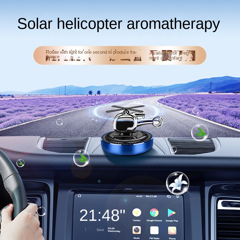 Hương Thơm Trang Trí Xe Hơi Sử Dụng Năng Lượng Mặt Trời