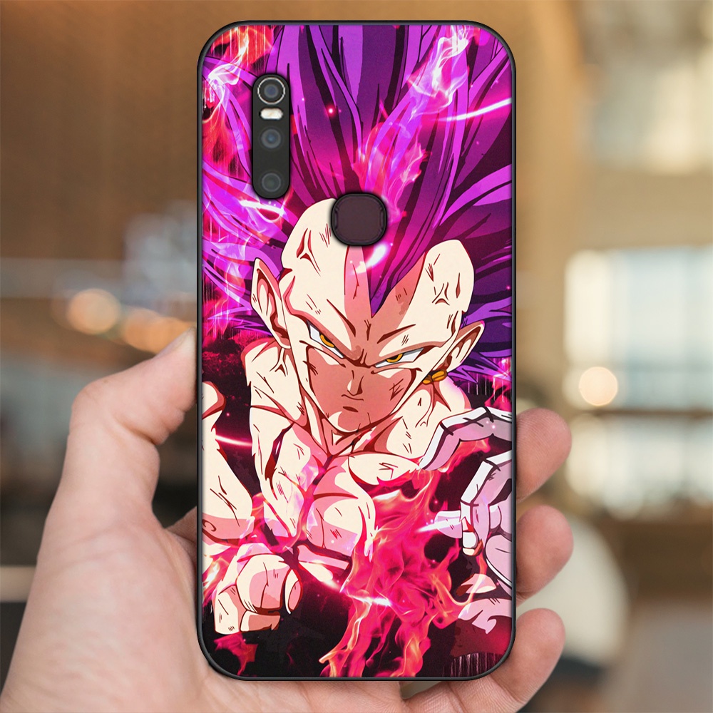 Ốp lưng Vivo V15 viền đen in hình Vegeta Dragon Ball