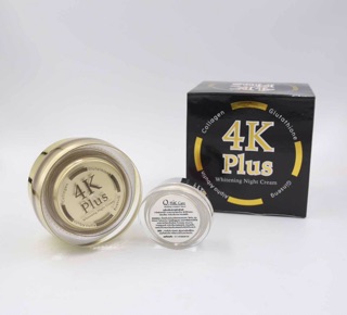 [ JUNHEE AUTH ] Kem 4K Plus dưỡng trắng da giảm mụn ban đêm Thái Lan