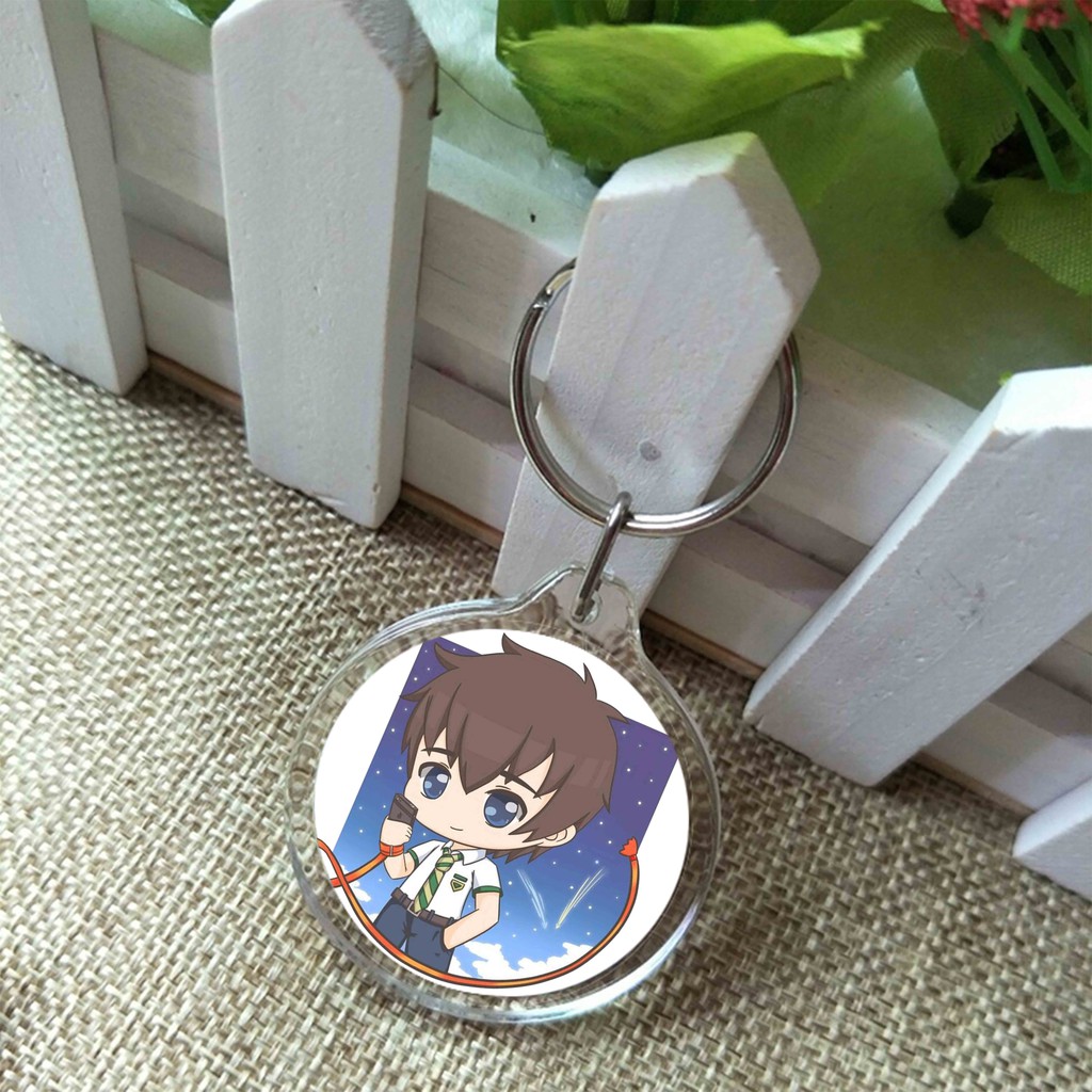 Móc khóa IN HÌNH KIMI NO NAWA Your Name anime chibi đáng yêu tiện lợi