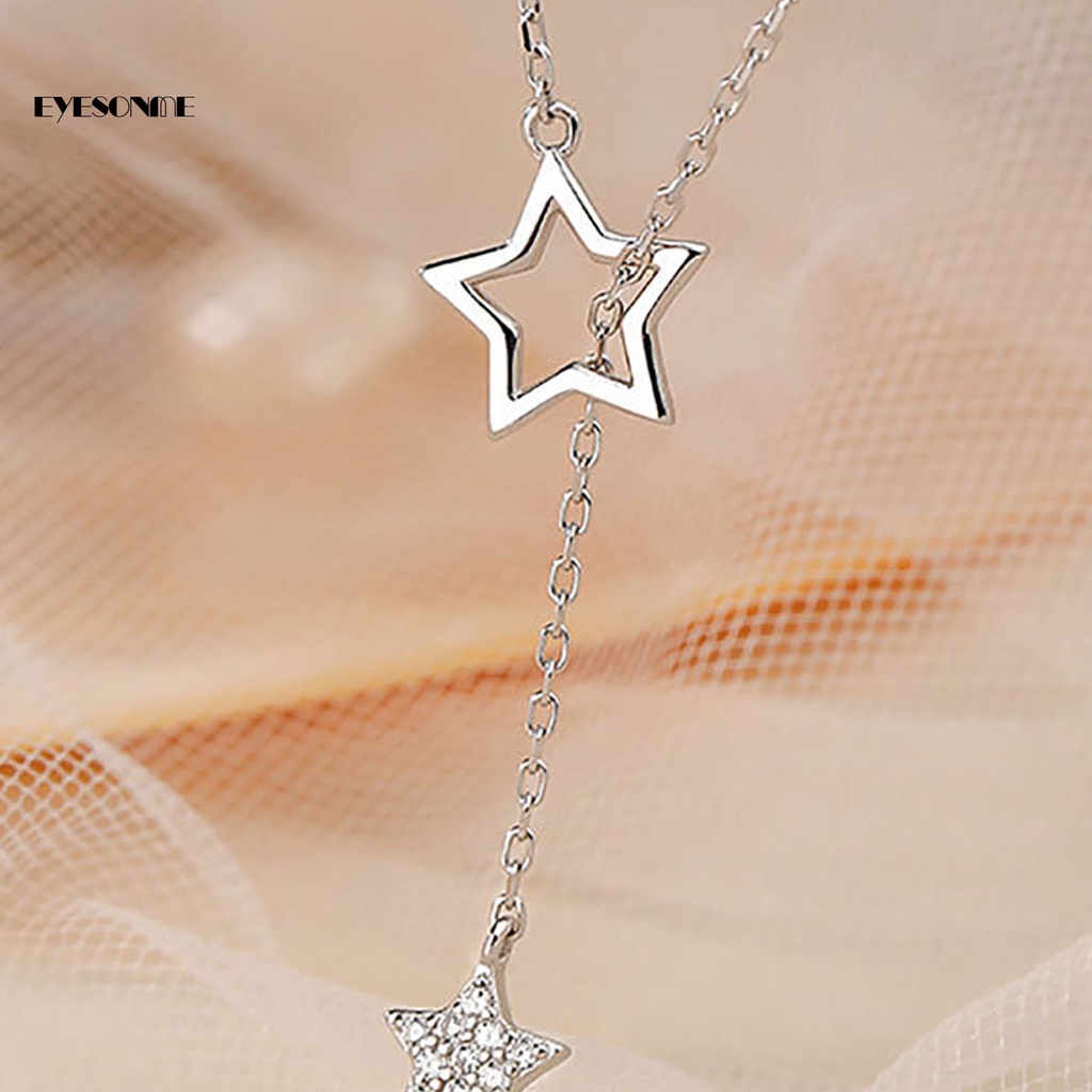 Vòng cổ Mặt Hình Đôi Mắt Bằng Thép Không Gỉ Dễ Phối Đồ Thời Trang Cho Nữ