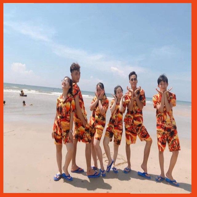 [GIÁ SỈ]  BỘ SƠ MI ĐI BIỂN - ( Quà Tặng)
