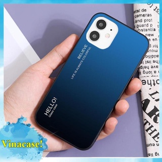 Ốp lưng iPhone 12 - iPhone 12 Pro - iPhone 12 Mini - iPhone 12 Pro Max Gradient edition, chất liệu kính cường lực
