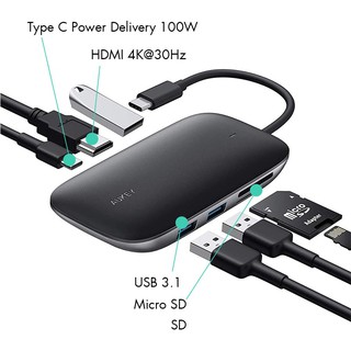 HUB CHIA CỔNG AUKEY CB-C68