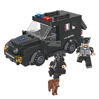 Đồ chơi lắp ráp: Xe lego cảnh sát swat chống bạo động