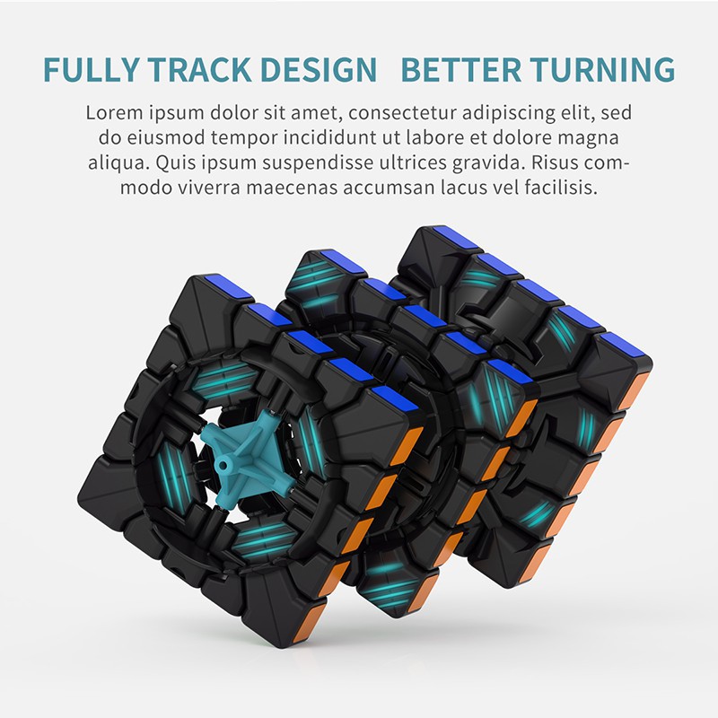 2020 New Yongjun Zhilong Mini  3x3 4x4 5x5 Magnetic Rubik's Cube Yj Magnets puzzle competition special professional educational toys