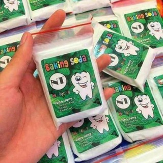 Baking soda trắng răng hàng xịn 1 gói