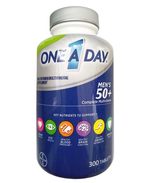 [Date 2022]Viên Uống One A Day Men 50+ bổ sung Multivitamin và khoáng chất cho nam giới trên 50, Chai 300 viên | BigBuy360 - bigbuy360.vn