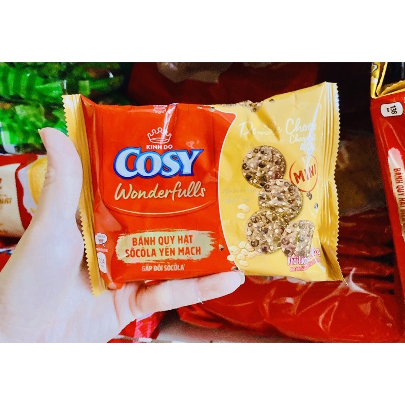 BÁNH QUY COSY SOCOLA YẾN MẠCH GÓI 80G/163,2G