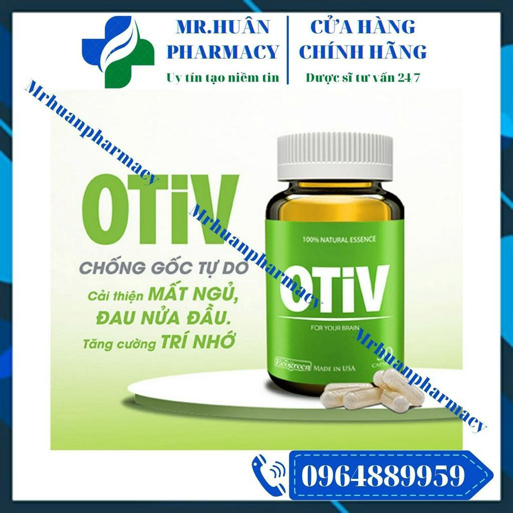 Viên uống bổ não Otiv (Lọ 30 viên) - For your brain