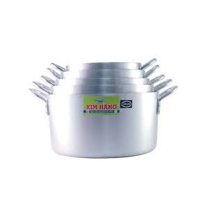 BỘ 5 NỒI NHÔM KIM HẰNG ĐẶC BIỆT QUAI TRÒN (16-18-20-22-24)