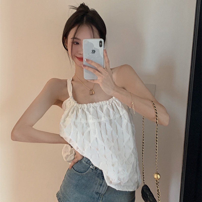 Áo Hai Dây Dáng Rộng Thời Trang Mùa Hè Quyến Rũ Cho Nữ