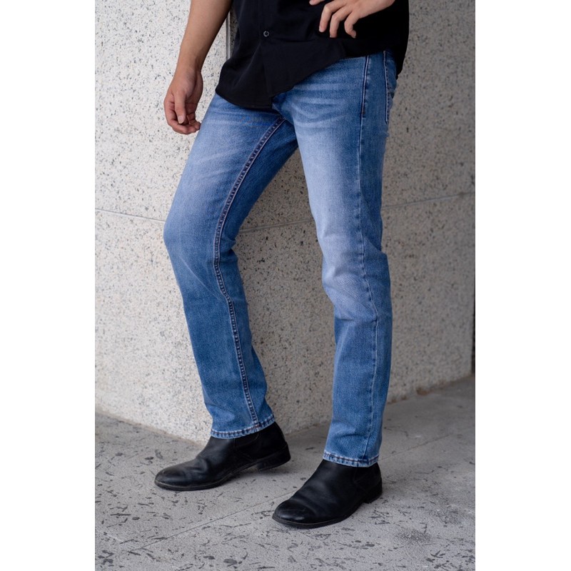 [⚡Tặng quần⚡️] Quần jean nam VNXK ống đứng xanh nhạt | BigBuy360 - bigbuy360.vn