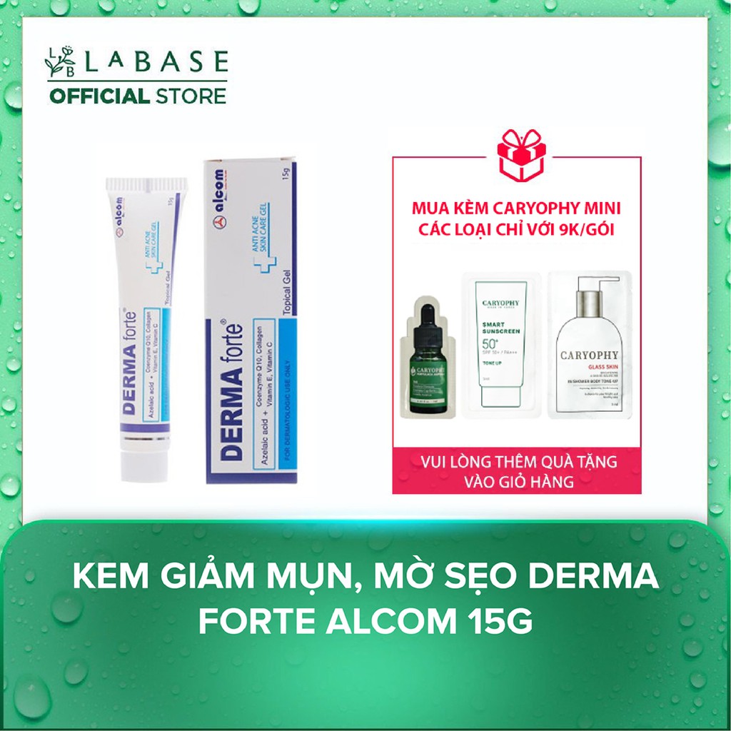 Kem giảm mụn, mờ thâm sẹo Derma Forte Alcom 15g