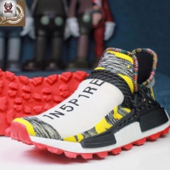 Chất - | Bán Chạy | Giày NMD HUMAN RACE 3MPOWB vàng nâu đế đỏ thể thao nam, nữ đi chơi phố KHO Xịn Nhẩt 2021 $ ' { ;