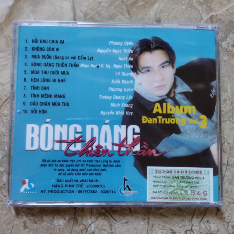 Bộ 5 cd nhạc Đan Trường phono