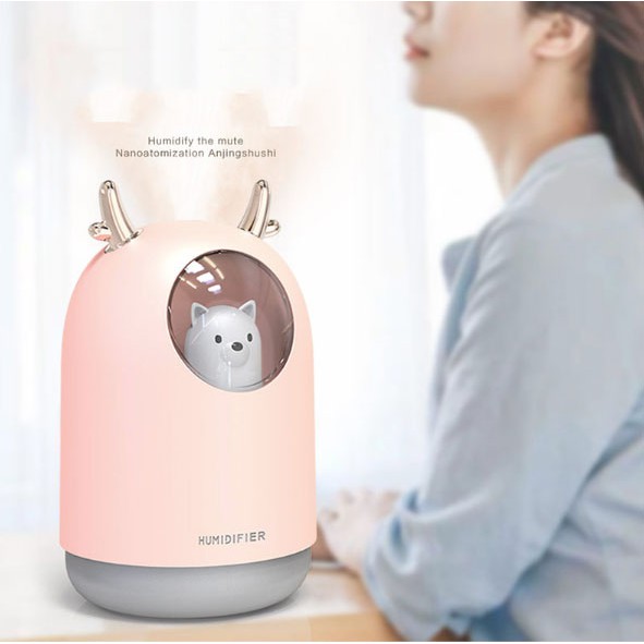 Máy phun sương tạo ẩm cúc cu siêu cấp dễ thương Meng Chong Humidifier