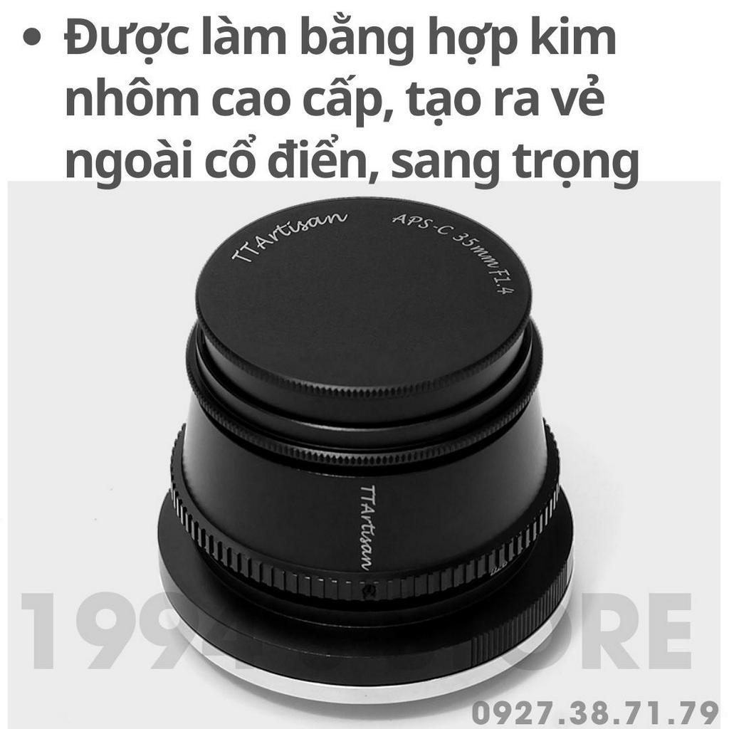 Ống kính TTArtisan 35mm F1.4 cho Fujifilm, Sony, Canon EOS M, Nikon Z, Leica L và M4/3 phù hợp chụp chân dung và đa dụng