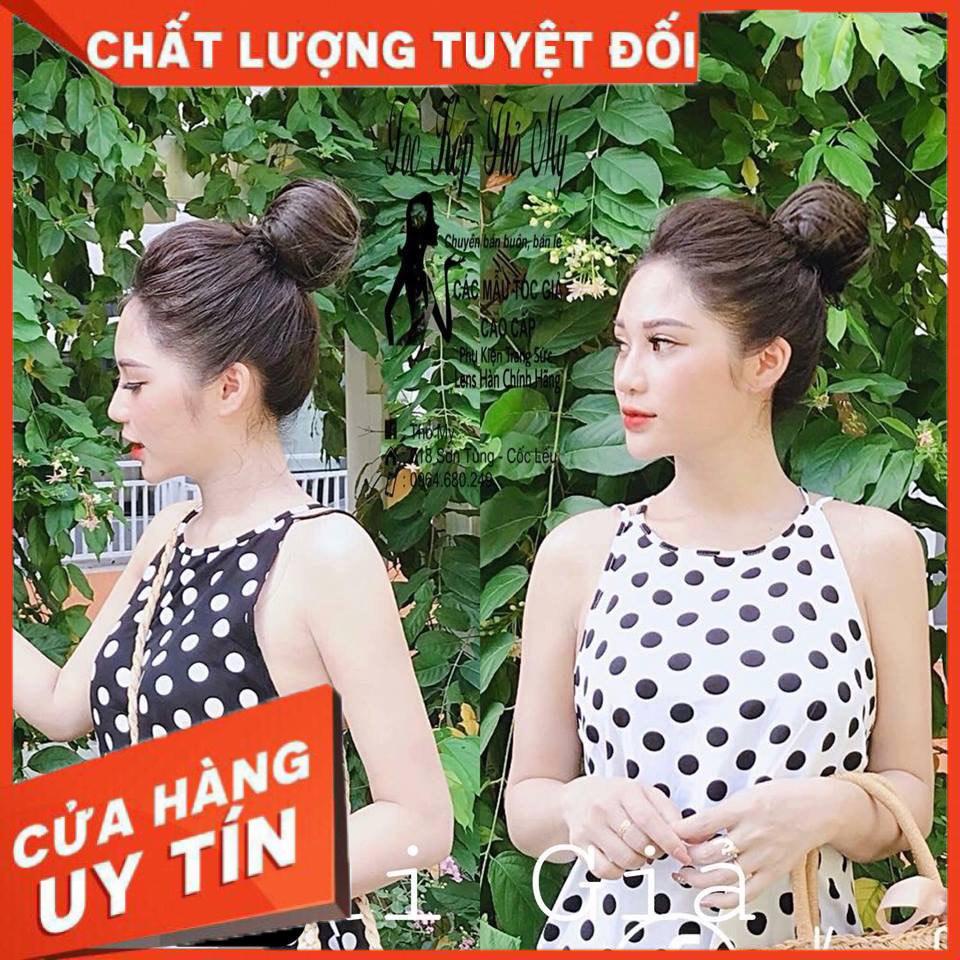 Tóc Búi các loại hàng đẹp sợi tơ  nhân tạo giống tóc thật 100%