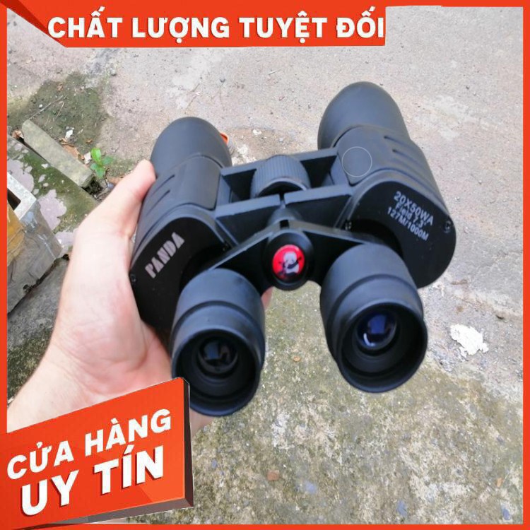 HÀNG CAO CẤP -  Ong Dom Nhin Dem Siêu Nét.Ống Nhòm Panda 2 Mắt Phóng Đại 20 Lần, Xa 1,5 Km Thiết Kế Nhỏ Gọn Góc Nhìn Cực