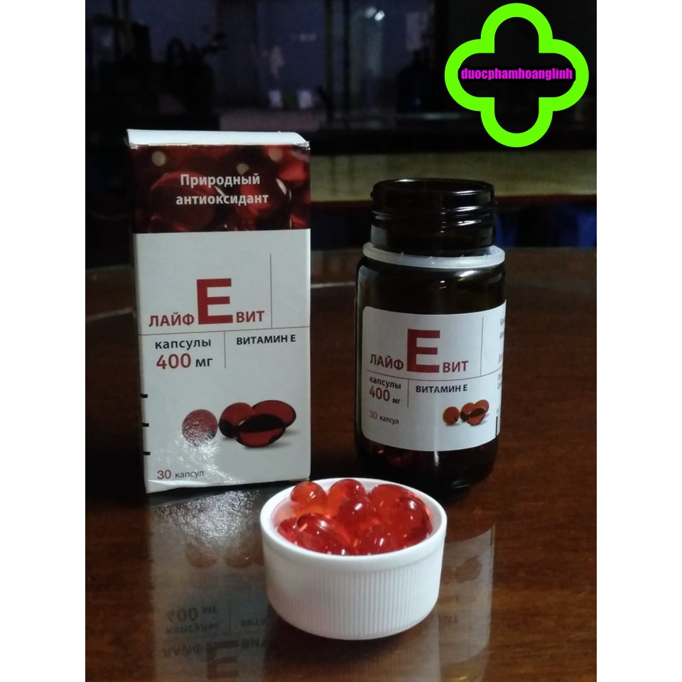 Vitamin E đỏ Nga 400mg zentiva lọ 30 viên | Thế Giới Skin Care