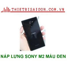 NẮP LƯNG SONY M2 MÀU ĐEN [ NẮP LƯNG ĐẸP ]