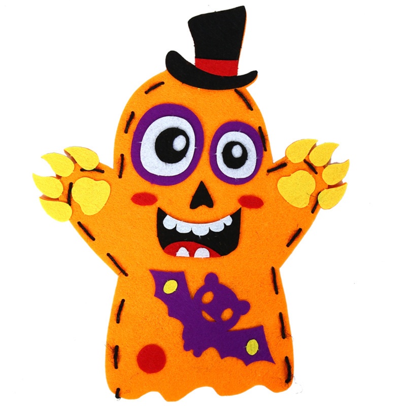 Con Rối Đeo Tay DIY 6 Họa Tiết Halloween Dễ Thương Cho Bé Gái