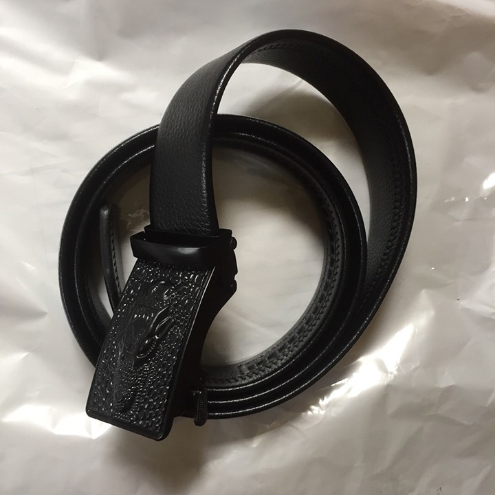 Thắt lưng nam mặt cá sấu, thắt lưng nam cao cấp khóa tự động TLN012