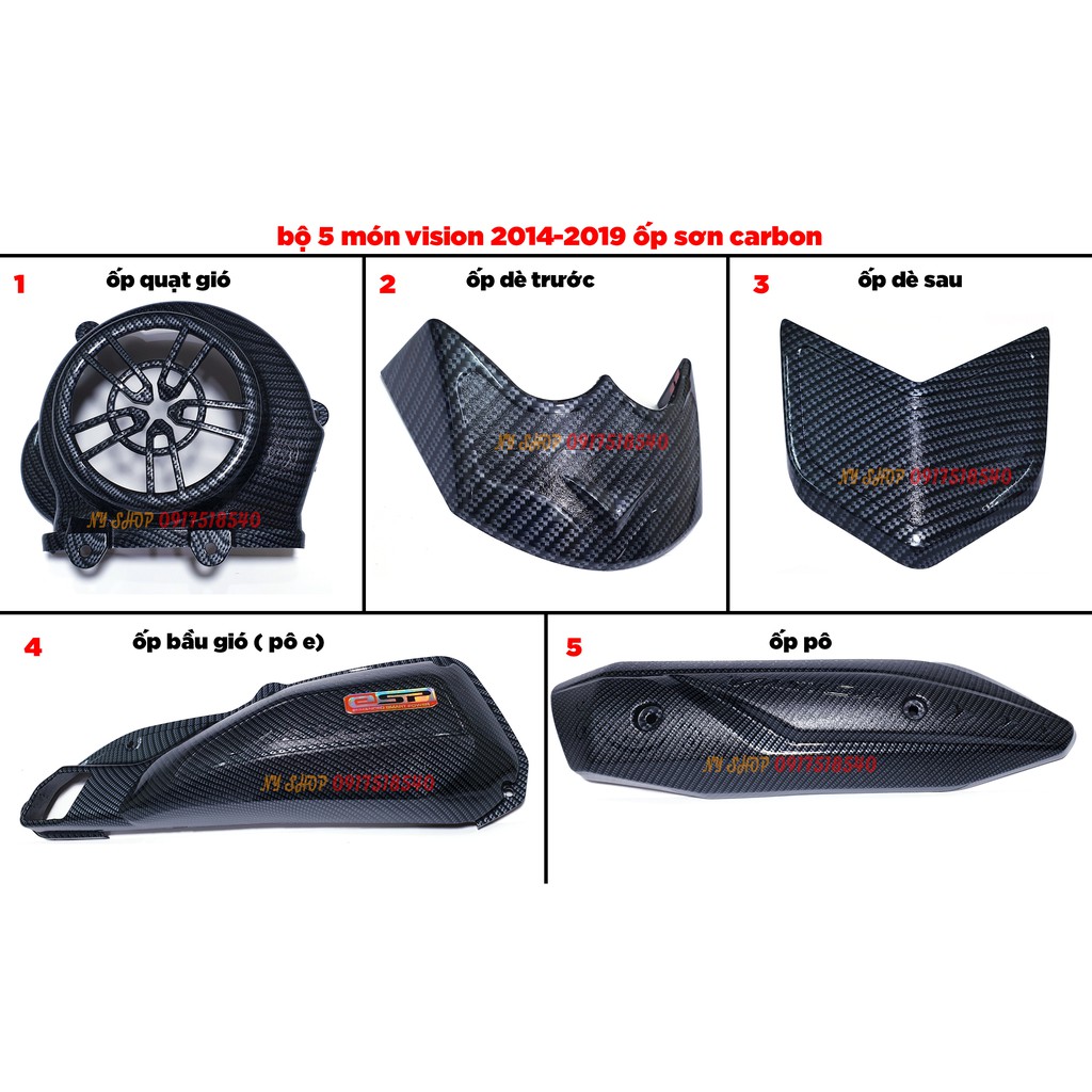 🛵 Bộ lẻ carbon Vision 2015-2019 🛵 (giá lẻ từng món)