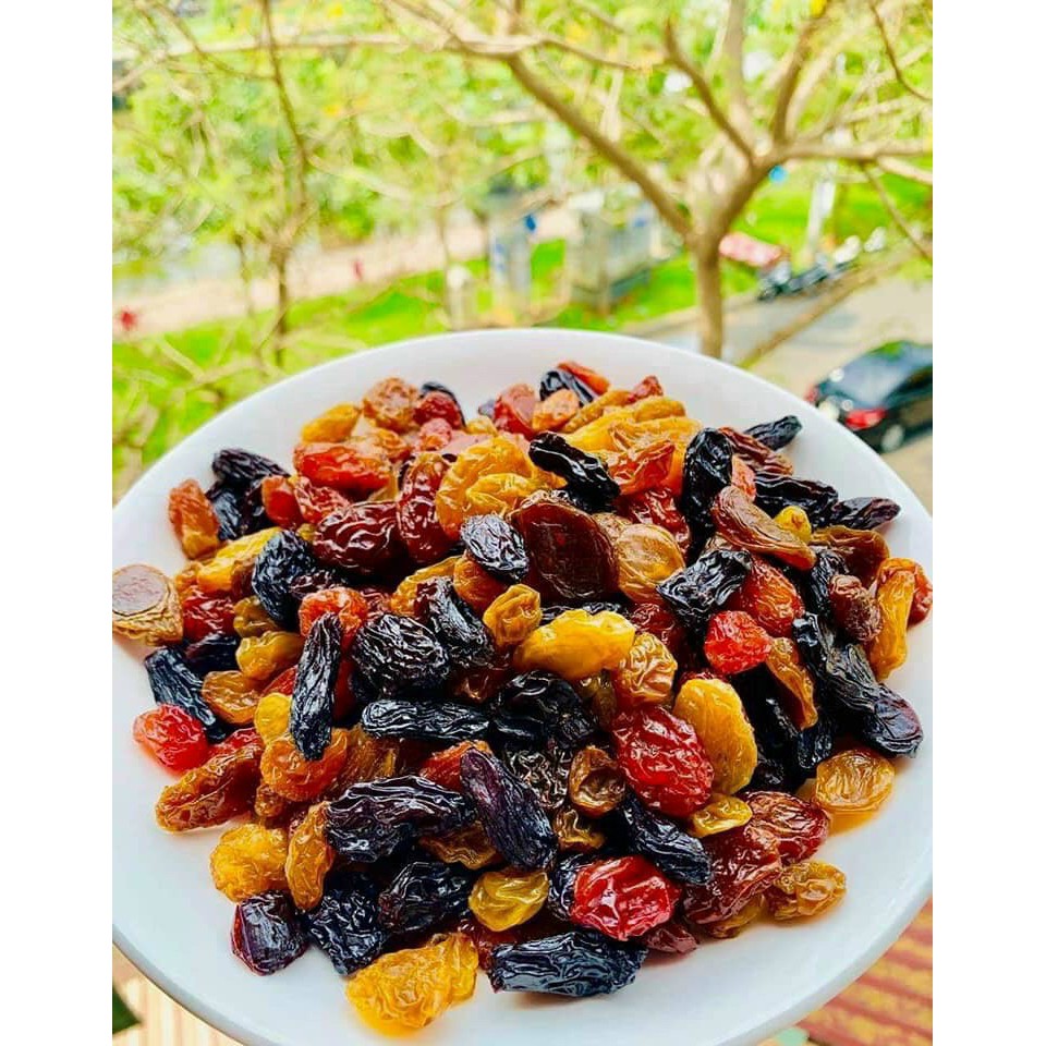 Nho Khô Mỹ❤️FREESHIP❤️Nho mix 4 vị Raisin Sunview hộp 425gram[nhập ramboss1 10%]