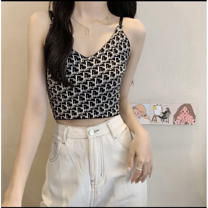 Áo Hai Dây Dior- Như Hình