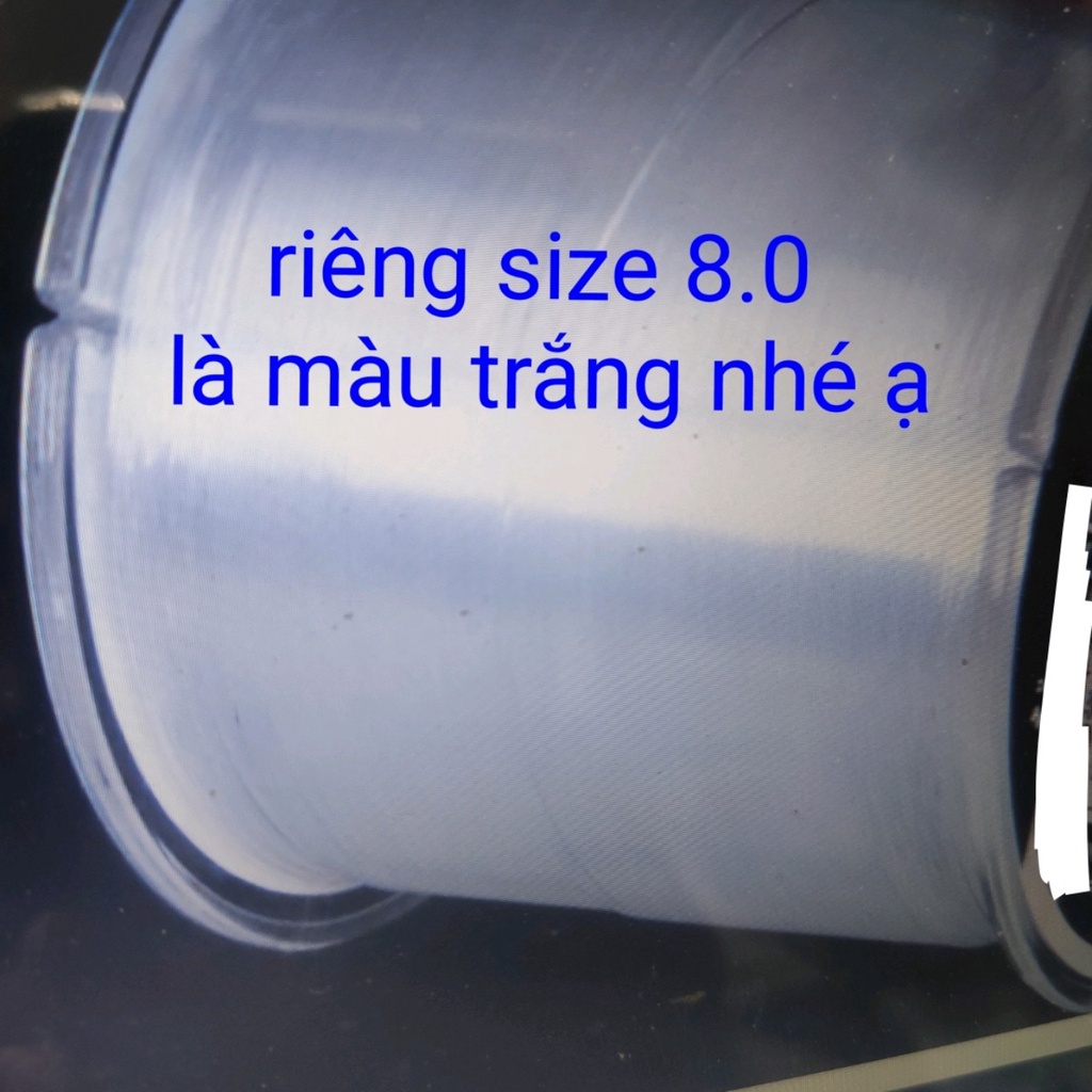 Cước câu cá super fishing line xanh huỳnh quang tàng hình 500m