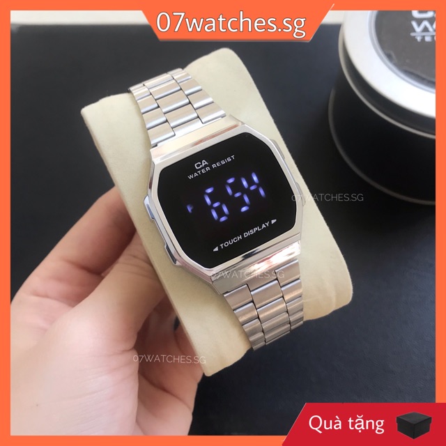 [watches.sg] Đồng Hồ Thời Trang Điện Tử cho Nam Và nữ CS 𝗔𝟭𝟱𝟵𝗪 - Mặt cảm ứng chống nước