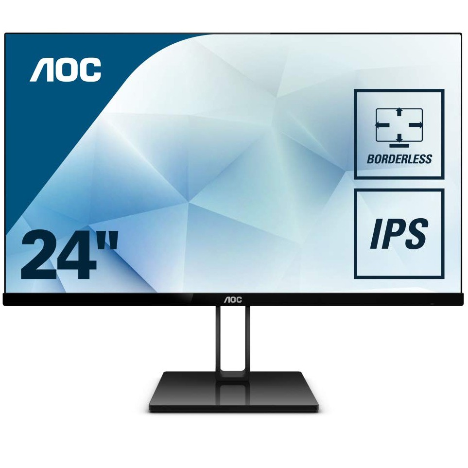 Màn hình AOC 24V2Q 24 inches IPS/FHD/75Hz (Đen) - Hàng chính hãng - Bảo hành 36 tháng | BigBuy360 - bigbuy360.vn