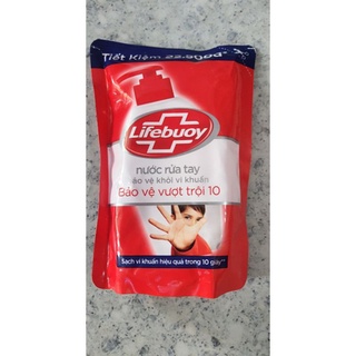Nước Rửa Tay Lifebuoy Bảo Vệ Vượt Trội công thức diệt 99.9% - Túi (450g)