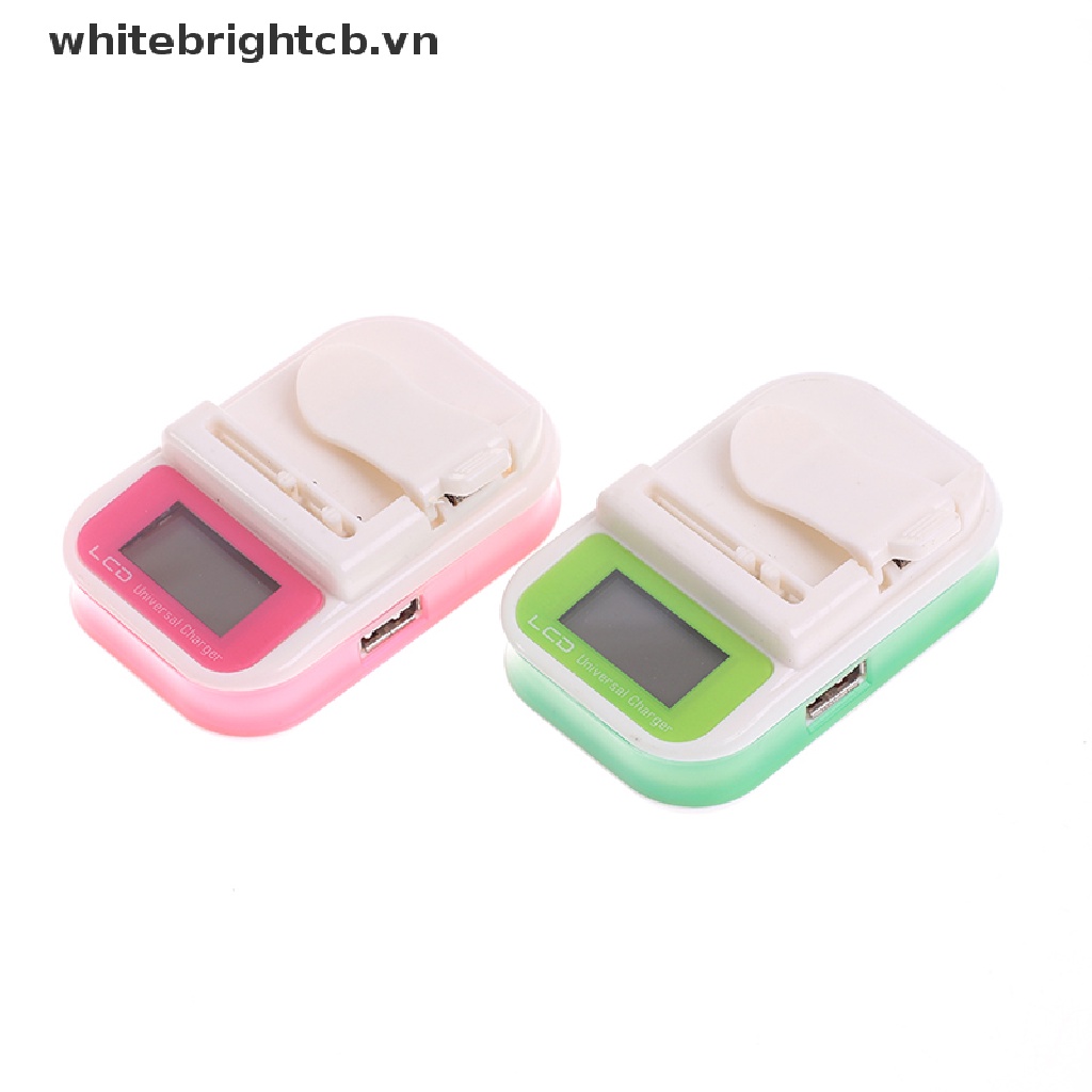 Bộ Sạc Pin Điện Thoại Di Động Có Màn Hình LCD Hiển Thị Cổng USB