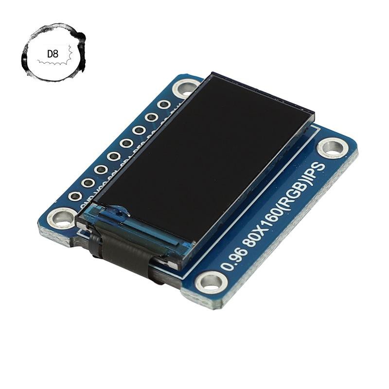 Ổ Cứng Ips 0.96 Inch 8 Pin Spi Hd 65k Tft Ule St7735 Drive Ic 80x160 Lcd 3.3v Spi