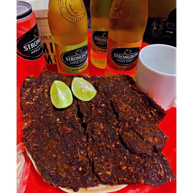 250Gr Khô Bò Miếng Nhà Dâu Tây đồ ăn vặt Hà Nội ngon bổ rẻ| Bò thật - ATVSTP | BigBuy360 - bigbuy360.vn